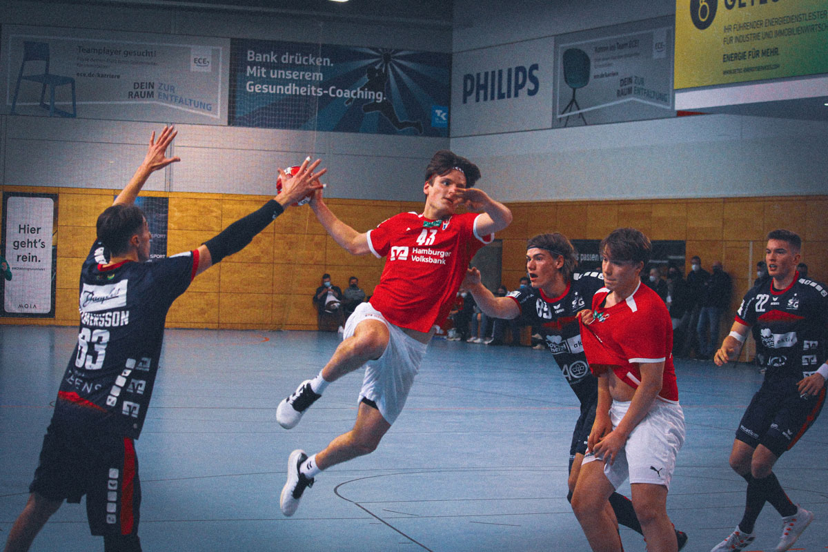 U19 unterliegt in eigener Halle der SG Flensburg-Handewitt mit 3236 Handball Sport Verein Hamburg