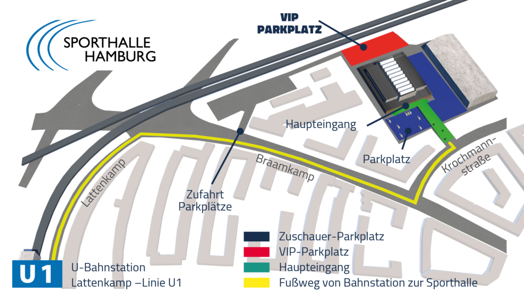 Heimspielstätte Handball Sport Verein Hamburg