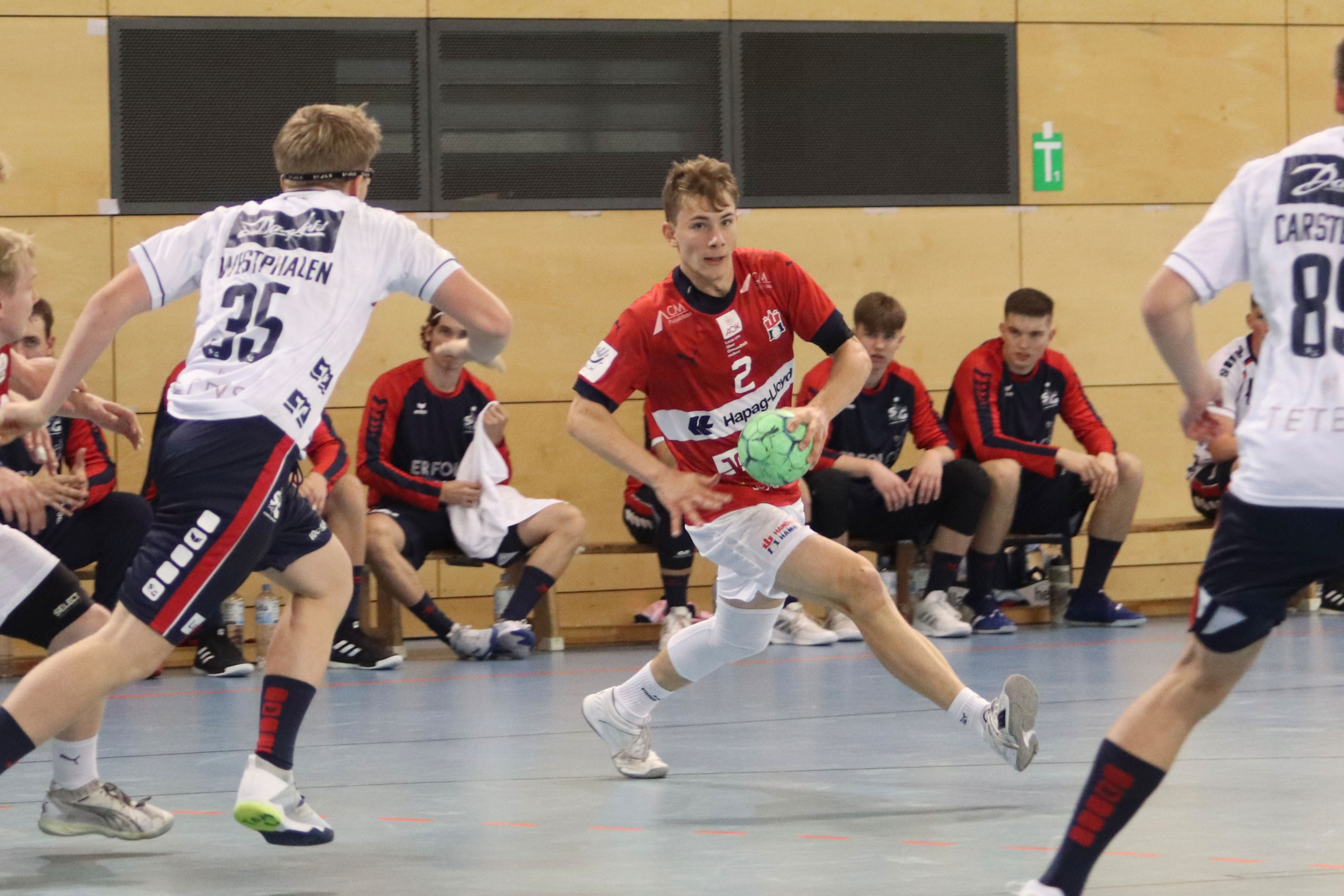 U19 des HSVH am Wochenende beim TV Nieder-Olm in Rheinland-Pfalz zu Gast Handball Sport Verein Hamburg