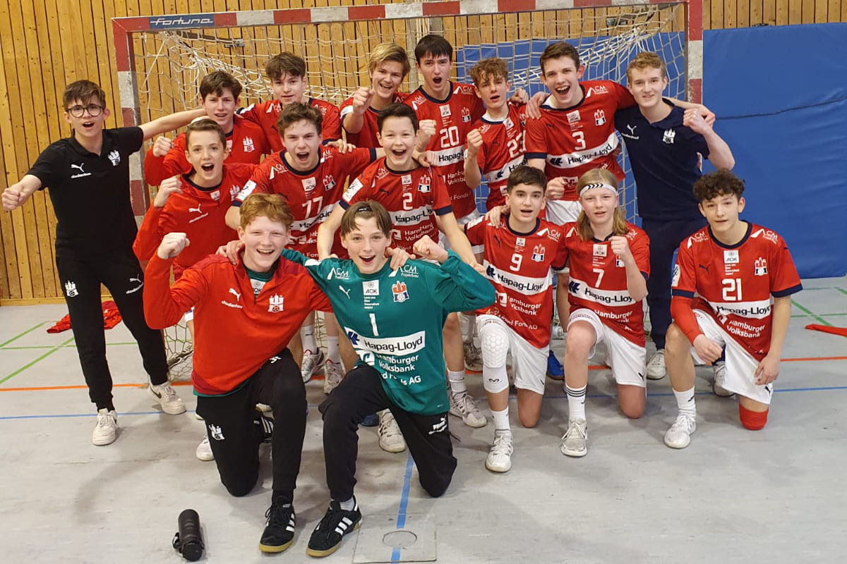 U16 gewinnt das Endspiel um die Hamburger Meisterschaft und holt den nächsten Titel Handball Sport Verein Hamburg