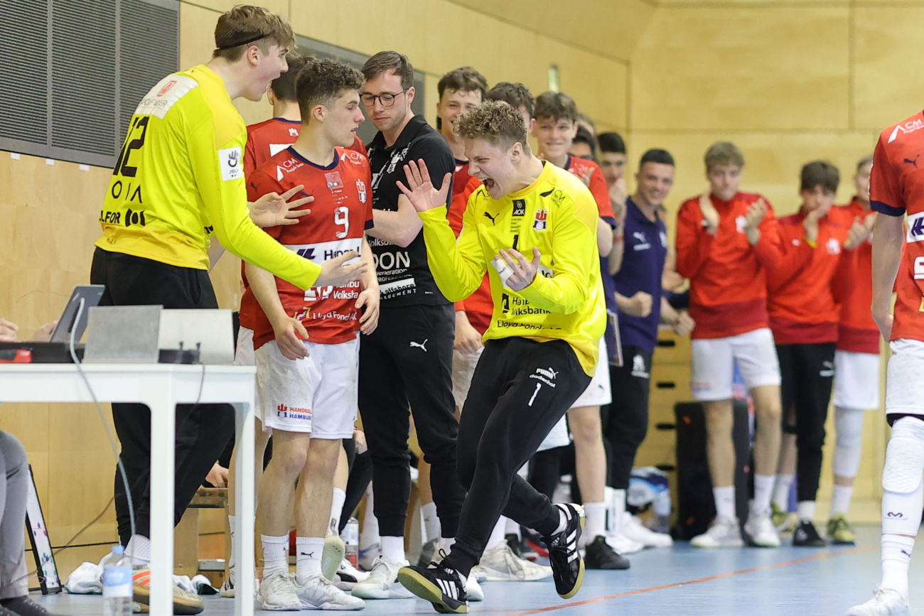 U17 des HSVH zieht nach starkem Erfolg ins Halbfinale der Deutschen Meisterschaft ein Handball Sport Verein Hamburg